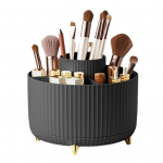 Meigipintslihoidja, suure mahutavusega mitme lahtriga Mitme nurga all p&ouml;&ouml;rlev t&ouml;&ouml;pinnaga kosmeetikavahend valge