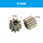 12 hambaga hammasratas 550 mootor 9 hambaga 9 hambaga D t&uuml;&uuml;p akutrellile 9 Teeth