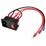 Utype Plug 10A 220V110V toiteallika l&uuml;liti adapteri pistikupesa moodul kaitsmega 3D-printeri jaoks