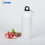 H&otilde;bedane plaatina DIY sublimatsiooniga alumiiniumist spordikeetja 400ml valge