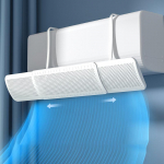 V&auml;ltige l&ouml;&ouml;ki tuulesuunaja Sirge puhumisv&auml;ljalaske tuulekaitse Seinale paigaldatav kliimaseadme tuulesuunaja Skaleeritav universaalne valge