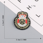 Tikandi silt JK vormiriietus, koolim&auml;rk, riidest logo, m&uuml;tsim&auml;rk, r&otilde;ivaaksessuaarid, plaaster, kleebis, tikand, riidest kleebis C5R-B-2-1