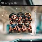 2D akr&uuml;&uuml;lripats riputusornament n&ouml;&ouml;riga lihtne riputada koomiks ahv loom j&otilde;ulupuu ripats mitmek&uuml;lgne kaunistus