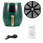 4,5L multifunktsionaalne puutetundlik LED1400W &otilde;hufrit&uuml;&uuml;r &Otilde;livaba Tervislik frit&uuml;&uuml;r &Otilde;livaba frit&uuml;&uuml;r &Otilde;hkfrit&uuml;&uuml;r Kana friikartulid pitsa 4.5L&UK roheline