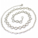 Metallist v&ouml;&ouml;kohaga ehtekett reguleeritav kehal&uuml;li rihmad &uuml;likond Kleit &otilde;huke v&ouml;&ouml;v&ouml;&ouml; kuld