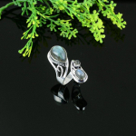 Labradorite Handmade 925 Sterling Silver Jewelry Ring Size 9.5 y9d29