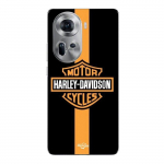 Coque de t&eacute;l&eacute;phone - Maniacase - Oppo Reno 11 5G - Silicone - Noir - Harley Davidson