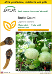 SAFLAX - Cultivation set - Bottle Gourd - 15 seeds - With mini greenhouse, growing substrate and 2 pots - Lagenaria siceraria