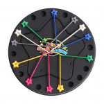 1 komplekt Laste N&ouml;&ouml;ride Harutamise M&auml;ng Keerutatud N&ouml;&ouml;ri S&otilde;lmede V&auml;ljakutse Lauam&auml;ng Loogiline M&otilde;tlemine Interaktiivne Hariv Elastne N&ouml;&ouml;r Lahtis&otilde;lmitav M&auml;nguasi