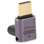 USB C t&auml;isnurkne adapter emane-isane 40Gbps PD240W laadimine 8K 60Hz keskmise paindega Type C 4.0