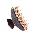 Naiste matt juuksen&otilde;elaga klambriga juuksen&otilde;el, hobusesabahoidja lisavarustusega peakate tumehall v&auml;rv