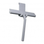 &Uuml;hepoolne klaasipuhasti Ergonoomiline disain Paigaldusvaba Klaasist du&scaron;ikabiini kummikaabits Kriimustuskindel silikoon must