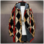 Men's thick zipper pocket jacket with pockets inserted into cotton jacket L