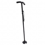 Walking Cane Stick Built in LED Light Aluminum Alloy Flexible Retractable Seniors Collapsible Cane for Seniors Women Men