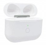 A004 AirPods 3 jaoks Bluetooth-&uuml;hilduv k&otilde;rvaklappide laadimiskarp, juhtmevaba laadimiskarp, 8-pin liides valge