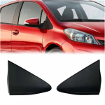 2x Eesmise poritiiva peegli nurga liist Kolmnurkne kate Toyota Yaris 2012-2014 jaoks