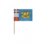 M&otilde;lgid - mitmev&auml;rviline - Saint-Pierre-et-Miquelon - 6,5 cm - 100 t&uuml;kki - Plastikliim