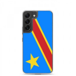 Coque T&eacute;l&eacute;phone Drapeau r&eacute;publique d&eacute;mocratique du Congo &ndash; Samsung Galaxy S22 Plus