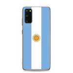 Coque T&eacute;l&eacute;phone &ndash; Samsung &ndash; Galaxy S20 Plus &ndash; Drapeau Argentina &ndash; Souple &ndash; Mitmev&auml;rviline