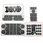 Mercedes Benz GLK klass X204 auto keskkonsool rool ukselukk akna kliimaseadme l&uuml;liti nupp remondikleebis dekaal