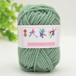 25g Pehme Piimapuuvillane Kudumisvastane Kudumisvastane Kvaliteetne 4-kihiline puuvillane l&otilde;ng Heegeldatud Sall Kampsun M&uuml;ts Doll Craft
