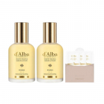 d'Alba White Truffle Moisturizing Serum Lotion 100ml x2p + Cleanser 3ml x3p