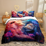 Animatsioonisari 3D digitaaltr&uuml;kk Kolmeosaline voodipesukomplekt Voodilina Tekikott 90 * 200 two-piece set