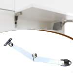 Folding Lid Support Hinges Cabinet Hinge Easy to Install Parts with Mounting Screws for Left side