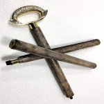 Antiikstiilis Viktoriaanlik Vanaaegne Disainer Messingist K&auml;epidemega Kepp Puidust Jalutuskepp M aero