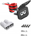 Andersoni pistik, 8AWG 50AMP Kiirkinnitusega/lahutatav pistik, 1,64 jala kaabli pistik, Vintsi juhtmestik