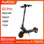 EU Kukirin G2 Pro Peak 800W 48V 15AH electric scooter, maximum speed 50KM/H, range 60KM, 9-inch off-road tyres, foldable electri