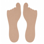 1 paar isekleepuvaid naiste sandaalide sisetaldu, hingavad ja higi imavad, k&otilde;rge kontsaga kingade libisemiskindlad kleebised, seitsme punkti padjad 36