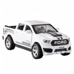1/32 Ford Raptor F350 Pikap Sulamist Auto Mudel Valatud Metall Maastikuautod Auto Mudel Simulatsioonheli ja valgusega Laste M&auml;nguasjad Kingitus valge