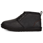 UGG Neumel Nahast Soojad &Auml;rikeelega Ankel Lumisaapad Meeste saapad Must 1110369-BLK 40