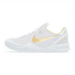 Nike Kobe 8 GS Mambacita Laste tossud Valge Metallik-Kuldne Must FN0266-102 38.5
