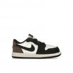 Air Jordan 1 Retro Low OG TD Mocha Beebi Tossud Valge Must Tume-Moka FQ5435-102 23.5