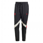 Adidas Originals SS24 Manchester United Treeningseeria Retro Spordip&uuml;ksid Paelkinnitusega V&auml;rviplokk Vabaaja Kudumisp&uuml;ksid Meeste p&uuml;ksid Must IS6527 M