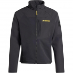 Adidas X National Geographic koost&ouml;&ouml; FW24 pehmik-kestast seisev krae vabaaja pikkade varrukatega jakk Meeste jakid Must IX7920 3XL