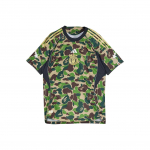 Adidas X A Bathing Ape Koost&ouml;&ouml; S&uuml;gis/Talv 2025 Logo Pusa L&uuml;hikeste Varrukatega T-s&auml;rk Unisex Topid KB2202 M