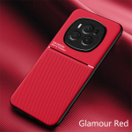 Auto magnethoidja nahkkate Honor Magic6 Pro Case Silikoonraami p&otilde;rutuskindel Coque Magic6 Lite kate Magic 6 6Pro 6Lite For Magic6 Lite punane