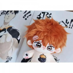 20cm anime Tegevus Hinata Shoyo Puuvillased Nukud Anime Haikyuu Nukud Armsad Riietatavad Nuku M&auml;nguasjad Lastele T&auml;iskasvanutele Kogutavad Kingitused with skeleton