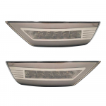 2 tk LED-tagumise kaitseraua tuli, udutuli, pidurituli, helkurlamp Ford Ecosport 2013 2014 2015 2016 2017 2018 2019 2020 jaoks 3 Functions-Smoked