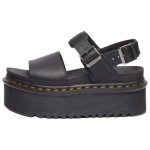 dr. Martens Voss Nahast Moodne Trend &Uuml;he Rihmaga Sandaalid 4.5cm Meeste Sandaalid Must 31537001 39