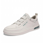 Vulcanized Shoes Hingav Nahk Meeste Vabaajajalatsid PVC Libisemiskindel Mugav Vabaaja Toss Suur Suurus Paksu Tallaga Valged Kingad 44
