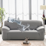 1/2/3/4 istmed diivan Diivani kate Veekindel elastne nurgadiivani katted L kujuga diivani kate Kaitse pingi kate &otilde;huke kangas Small(90-140cm) 1pc gray