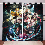 Anime elutoa ja magamistoa kardinad elutuppa Perforeeritud tolmukindel pimendav kardin k&ouml;&ouml;gikapi kodukaunistus 100x140cm&Grommet Top white