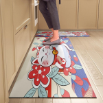 K&ouml;&ouml;givaip Vastupidav Kodu Sissep&auml;&auml;su Uksematt Kvaliteetsed K&ouml;&ouml;gimatid P&otilde;randale Veekindel Majapidamispesu Pestav Libisemiskindel Suur Vaip 40cmx60cm 1pc gray
