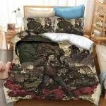 M&auml;ng The Last of Us Part Voodipesukomplekt Tekikott Magamistoa Tekikatted &Uuml;heinimese Twin King Suuruse Tekikate Kodutekstiil 70x133cm 2pcs