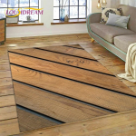 V&auml;rviline 3D puiduteraline vaibavaip magamistoa elutoa koduseks diivani kaunistamiseks, lastem&auml;ngud, suur sisekujundusega p&otilde;randamatt, libisemiskindel 200x160cm( 78x62in )