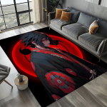 Multikas 3D I-Itachi Jaapani Anime Vaip Vaipkatted elutuppa magamistuppa kodu diivanile kaunistuseks, Laste m&auml;nguala vaip libisemiskindel p&otilde;randamatt 40x60cm( 15x23in )